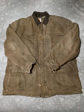 Vintage Carhartt Blanket Lined Work Jacket (C10)